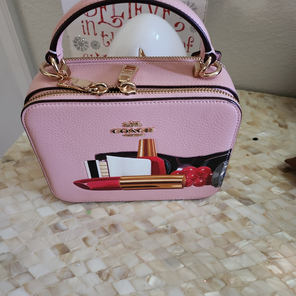 COACH X TOM WESSELMANN Box Crossbody Pink Bag ***NWOT*** - Picture 3 of 4
